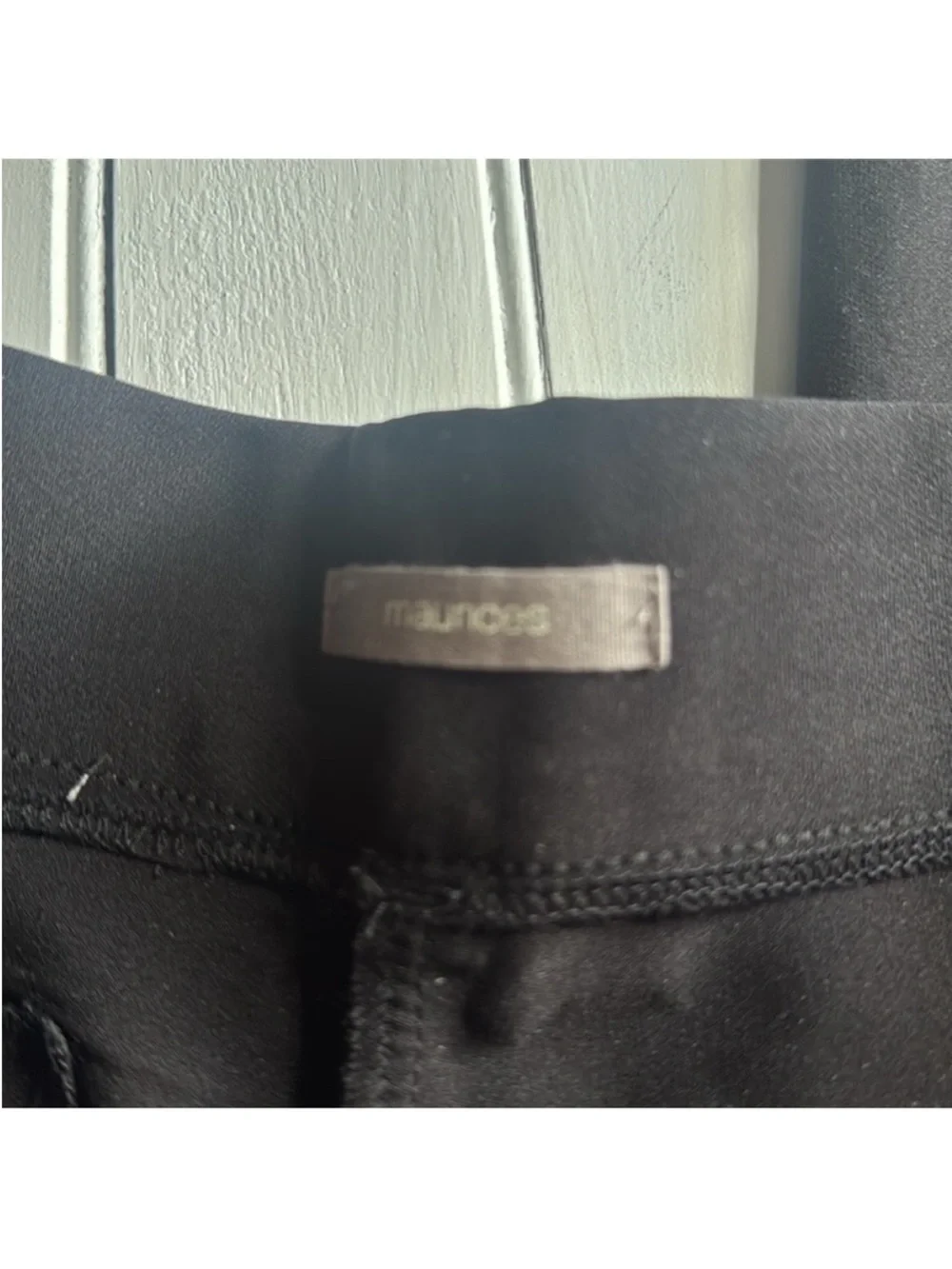 Maurices High Rise Cropped Wide Leg Pants Black Size 14